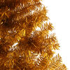 vidaXL Christmas Tree Gold PET Large Artificial Christmas Tree