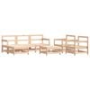 vidaXL Garden Lounge Set Beige Solid pine wood Medium Modular