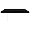 vidaXL Retractable Awning Anthracite