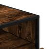 vidaXL Drawer Cabinet Smoked Oak Engineered Wood, Metal Medium