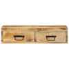 vidaXL Wall-mounted TV Cabinet Rough Mango Wood Solid Mango Wood Medium