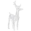 vidaXL Christmas Reindeer Set of 4 Warm White Acrylic Medium