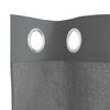 vidaXL Voile Curtains with Grommets 2 pcs Dark Grey 55.1x55.1"