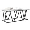 vidaXL Coffee Table Grey 39.37 x 19.69 x 15.75 in