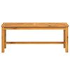 vidaXL Garden Bench Natural wood Solid Acacia wood 43.3 in long Durable