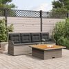 vidaXL Garden Lounge Set Grey and Dark Grey