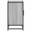 vidaXL Bathroom Sink Cabinet Grey sonoma Engineered wood, metal Medium