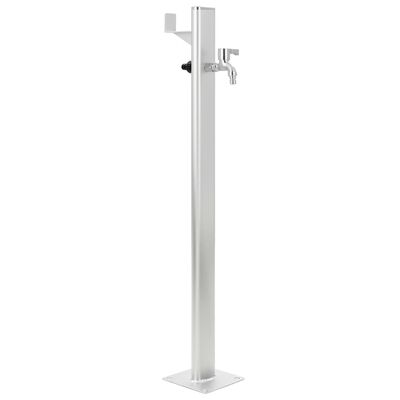 vidaXL Garden Water Column Aluminium 37.4"