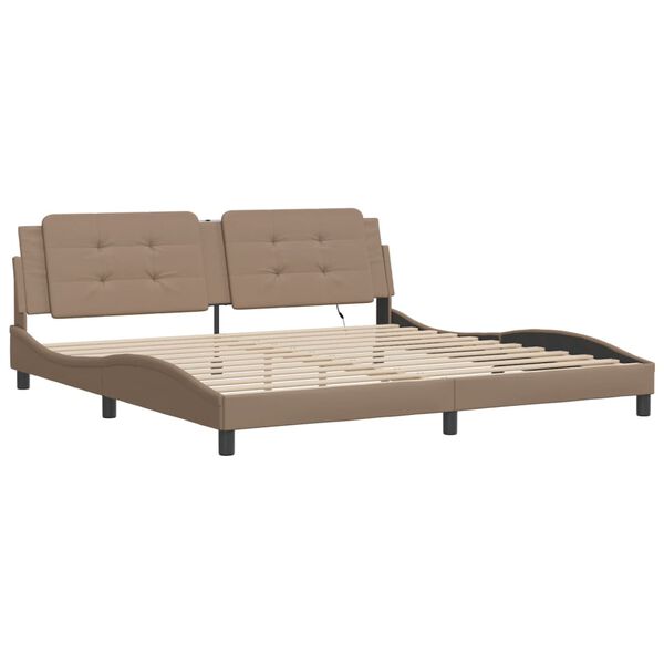 vidaXL Bed Frame Cappuccino