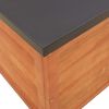 vidaXL Garden Storage Box Reddish-brown Solid eucalyptus wood Medium