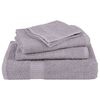 vidaXL Guest Towel Set of 10 Gray 100% Cotton 11.8 x 19.7 in