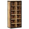 vidaXL Shoe Cabinet Brown 50 x 30 x 110 cm Solid Mango wood