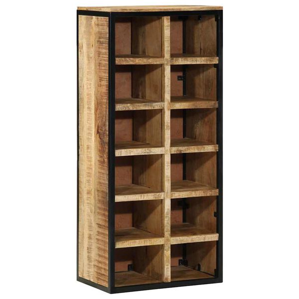 vidaXL Shoe Cabinet Brown 50 x 30 x 110 cm Solid Mango wood