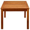 vidaXL Coffee Table Natural Wood Solid Acacia Wood Medium Durable