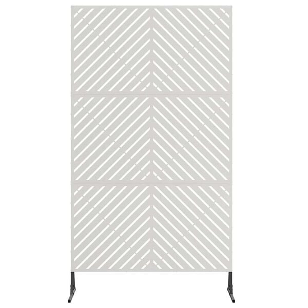 vidaXL Privacy Screen Grey 39.37 x 19.69 x 70.87 in Steel