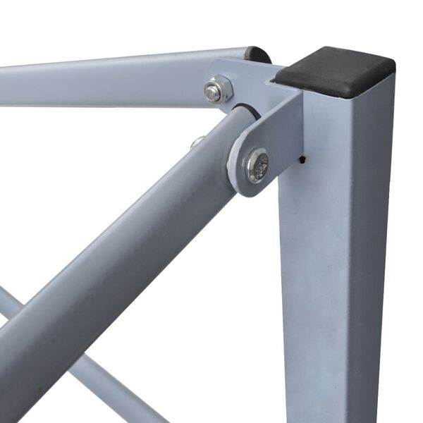 vidaXL Foldable Tent Cream 600D oxford fabric with PVC coating 10x10 ft