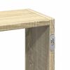vidaXL Wall Shelf Sonoma Oak 62.6x7.1x26.0" Engineered Wood