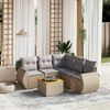 vidaXL Garden Sofa Set Beige