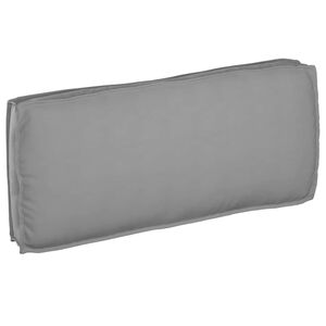 vidaXL Cushion Grey 47.24 x 19.69 x 4.72 in Oxford Fabric