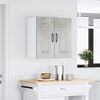 vidaXL Kitchen Wall Cabinet Concrete grey Engineered wood