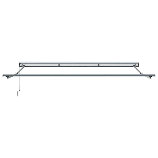 vidaXL Awning Frame Retractable Manual Anthracite 157.48" x 118.11