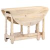vidaXL Dining Table Bleached wood Solid mango wood Standard Durable