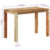 vidaXL Dining Table Colorful Reclaimed wood 43.3 x 21.7 in Nice Design