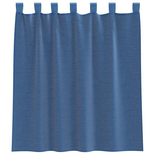 vidaXL Voile Curtains with Loops 2 pcs Light Grey 55.1x102.4"