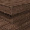 vidaXL Coffee Table Brown Oak Engineered Wood 35.4 x 19.7 x 15.7 in