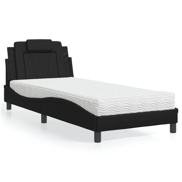 vidaXL Bed Black