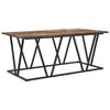 vidaXL Coffee Table Smoked Oak 39.37 x 19.69 x 15.75 in