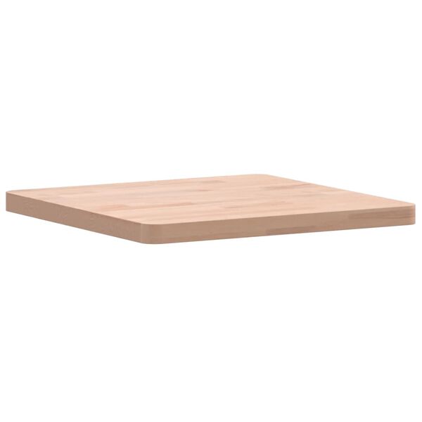 vidaXL Table Top Natural Beech Solid beech wood 15.7x15.7 in