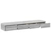 vidaXL Bed Drawers Grey Sonoma 59.06 x 14.37 x 6.50 in Engineered Wood