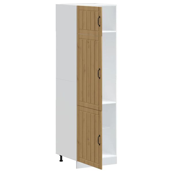 vidaXL Kitchen Cabinet Grey sonoma Engineered wood Tall Adjustable Feet