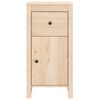vidaXL Sideboard Set of 2 Pine Solid pine wood Standard Sideboard