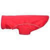 vidaXL Dog Raincoat Red Polyester Large Water-resistant materials