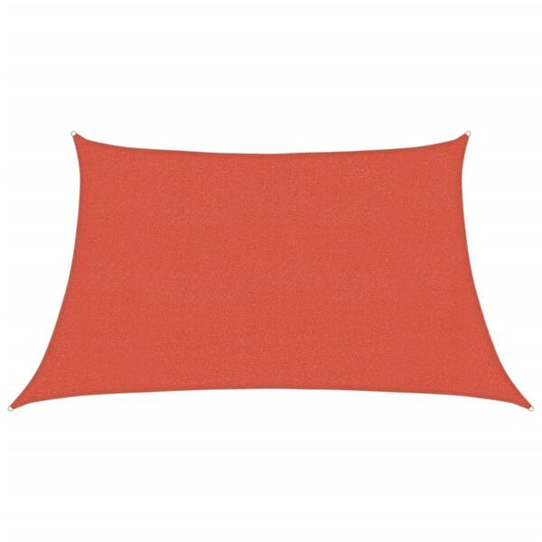 vidaXL Sunshade Sail 1.75 oz/ft² Terracotta 3/4x6.6' HDPE