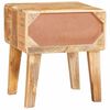 vidaXL End Table Brown 15.75 x 12.60 x 18.11 in Solid Mango Wood
