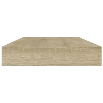 vidaXL Bookshelf Boards 4 pcs Sonoma Oak 31.5"x3.9"x0.6" Engineered Wood