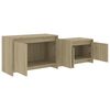 vidaXL TV Stand Sonoma Oak 57.7"x13.8"x19.7" Engineered Wood