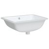 vidaXL Bathroom Sink White 20.5x15.2x7.7" Rectangular Ceramic