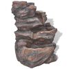 vidaXL Fountain Stone Effect Poly-resin Small Relaxing Fountain
