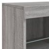 vidaXL Sideboard Grey Sonoma Engineered Wood, Glass