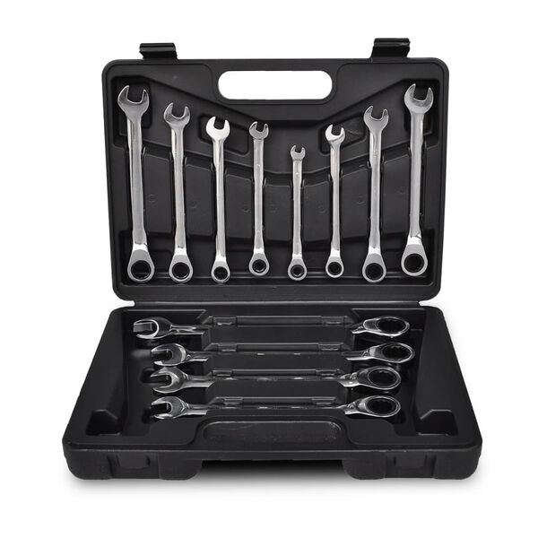12 Piece Ratchet Wrench Set