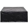 vidaXL Garden Furniture Cover Black Polyethylene Large UV-resistant