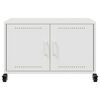 vidaXL TV Cabinet White Cold-rolled steel Medium TV Cabinet