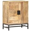 vidaXL Sideboard Brown Solid mango wood, Powder-coated steel Medium