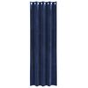 vidaXL Blackout Curtains 2 pcs Dark Blue 55.12 x 102.36 in Velvet