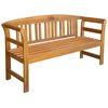 vidaXL Garden Bench Natural Wood Solid Acacia wood Large Durable