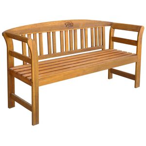 vidaXL Garden Bench Natural Wood Solid Acacia wood Large Durable